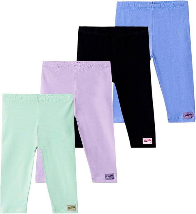 Premium Baby & Toddler Capri Leggings - Soft Cotton Blend, Durable & Perfect for Every Adventure