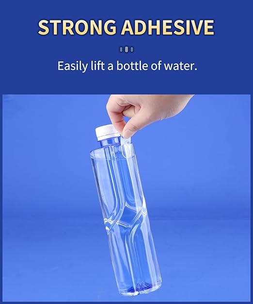 Extra Large Mounting Putty No Residue, Strong Double Sided Glue Adhesive Dots Clear Museum Sticky Tack, Picture Hanging Strips Fixed Posters Decor Craft, 0.6 x 1.38 in (180 Pcs)