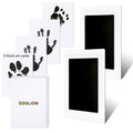2-Pack Inkless Baby Hand and Footprint Kit with Mess-Free Ink Pad – Baby Safe Ink Pad for Hand, Foot & Paw Prints – Newborn Footprint & Paw Print Kit for Dogs and Cats – 8 Cards(Jet Black, L)