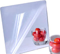 Acrylic Mirror Sheet Self Adhesive Wall Mounted Home Décor Non Glass Sticky Mirror Tile Thickness 0.08in (2mm) Square 8x8 inch