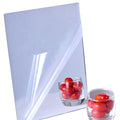 Acrylic Self Adhesive Mirror Sheet for Wall, Plastic Non Glass Sticky Kid Safety Mirror Tiles for Wall Rectangle 8x10 inch 4Pcs