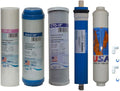 5 stage Reverse Osmosis Replacement Filter set with 75 GPD membrane, inline carbon postfilrer (USA made) and QC fitting