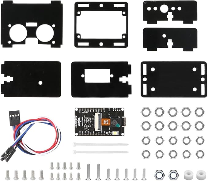 3MP Camera Expansion Pack Smart Car Starter Kit, Robotics Kit for Kids Ages 8-12 12-16, STEM Toys Coding Robot Kit for Teens & Adults(QD002)