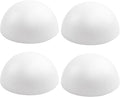 Crafjie 4PCS 8 Inchs White Foam Balls Half Round Polystyrene Half Foam Balls Craft Supplies Hemispherical Christmas Craft Ballfor DIY Home Craft Project and Art Decoration