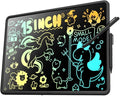 15 Inch LCD Writing Tablet for Kids, Large Kids Drawing Pad, Rechargeable Drawing Tablets, Drawing Supplies Toys Gifts for 3-8 Year Old Girls Boys, Black Drawing Board