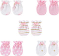 5 Pairs Baby Not Scratch Mittens 0-6 Months New Born Boy Girl Gloves Cute Infant Accessories