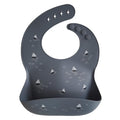 mushie Silicone Baby Bib | Adjustable Fit Waterproof Bibs (Boats)