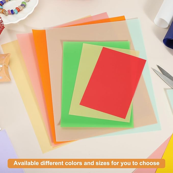 MECCANIXITY 100 Sheet Colored Vellum Paper 5.9" x 8.3", 100gsm Translucent Printable Vellum Sheets for Printing Wedding Invitations Inkjet Laser Printer, Orange