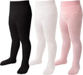 Marchare Baby Girls Tights Thick Solid Cable Knit Leggings Winter Warm Stockings For Toddler Girls 1/2/3/4/5 Pack