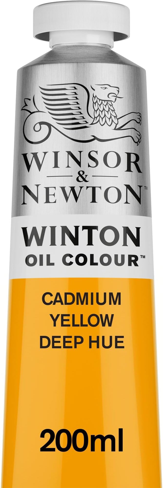 Winsor & Newton Winton Oil Color, 200ml (6.75-oz) Tube, Cadmium Yellow Deep Hue