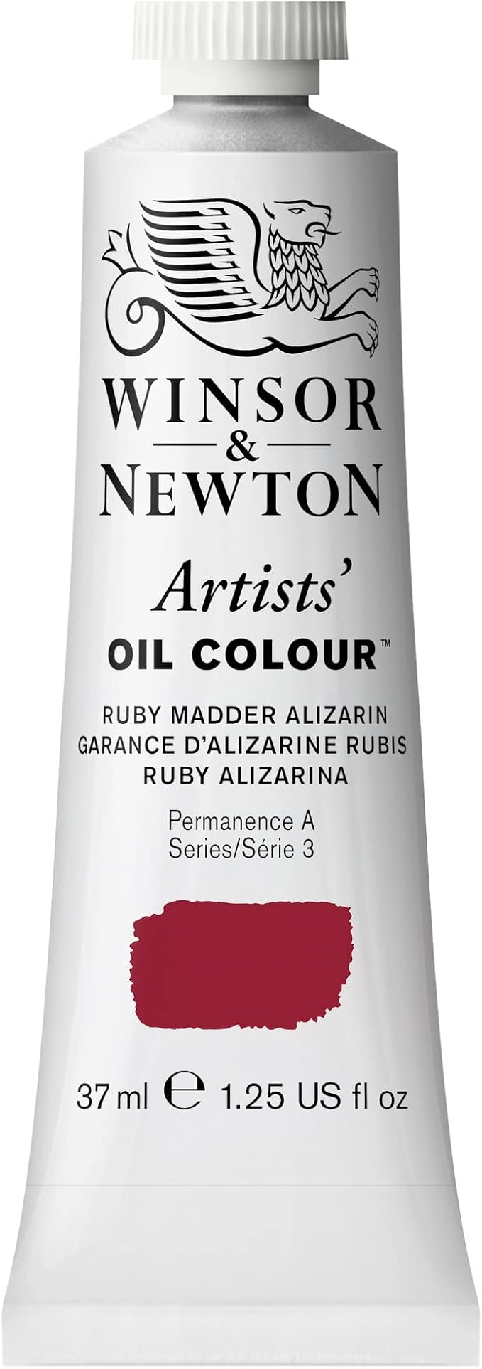 Winsor & Newton Artists' Oil Color, 37ml (1.25 oz) Tube, Ruby Madder Alizarin