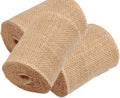 3 Pack - 90 feet Burlap Ribbon 5" x 10 Yards Natural Jute 5 Inch 30ft roll (Natural, 5 Inch X 10 Yards) Total 30 Yards