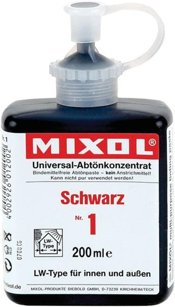 Mixol : Universal Stainer : 200 ml : Black