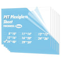 Art3d 5-Pack of 24×48" PET/Plexiglass Sheets, Transparent Clear Flexible Plastic Sheet Panels for Craft, Picture Frames, Sign Blank, DIY Display Project