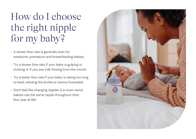nfant | Nipple Flow Selection Kit, 4-Pack