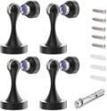 Magnetic Door Stop Stainless Steel，Door Stopper, Heavy Duty for Various Door Types, Keep Your Door Open, Wall Mount Door Holder/Catch