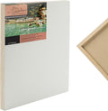Da Vinci Pro Ultra Smooth Wood Canvas Gesso Board - 3/4" Deep, 8x10 Single White Acrylic Polymer Gesso Panels for Painting Fine Portraits and Ultra Fine Detail Illustrations and Artwork
