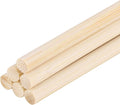 DMiotech 50 Pack 3/16" x 14" Wooden Dowel Rods Unfinished Natural Sticks Wood Craft Sticks for Home Decor Projects and Making DIY Craft,Wood Color
