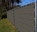 Ifenceview 4'x5' to 4'x50' Brown Shade Cloth/Fence Privacy Screen Fabric Mesh Net for Construction Site, Yard, Driveway, Garden, Railing, Canopy, Awning 160 GSM UV Protection (4' x 9') - size: 4' x 9'