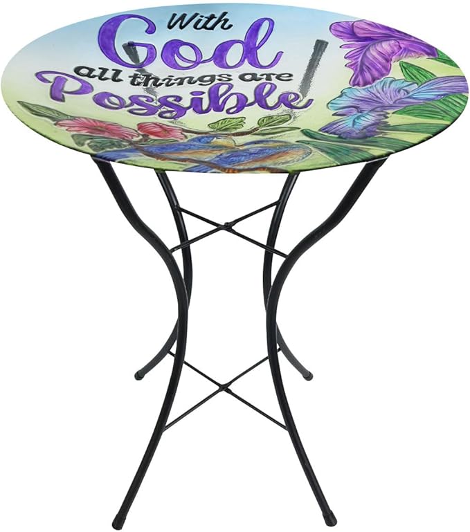 Briarwood Lane with God Glass Birdbath