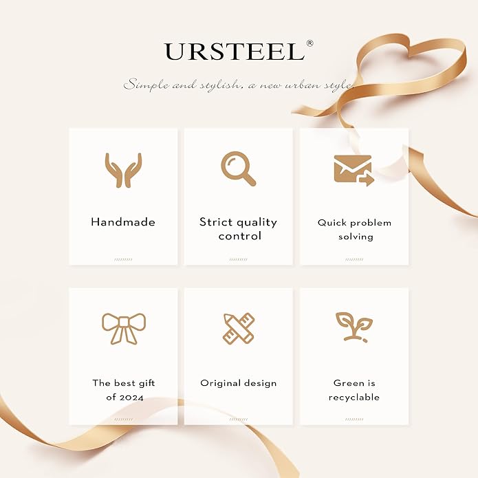 Ursteel Colorful Initial Cute Necklaces for Girls - Trendy Beaded Choker Necklace for Women Teen Girl, Personalized Letter Initial Gifts for Women Kids Jewelry