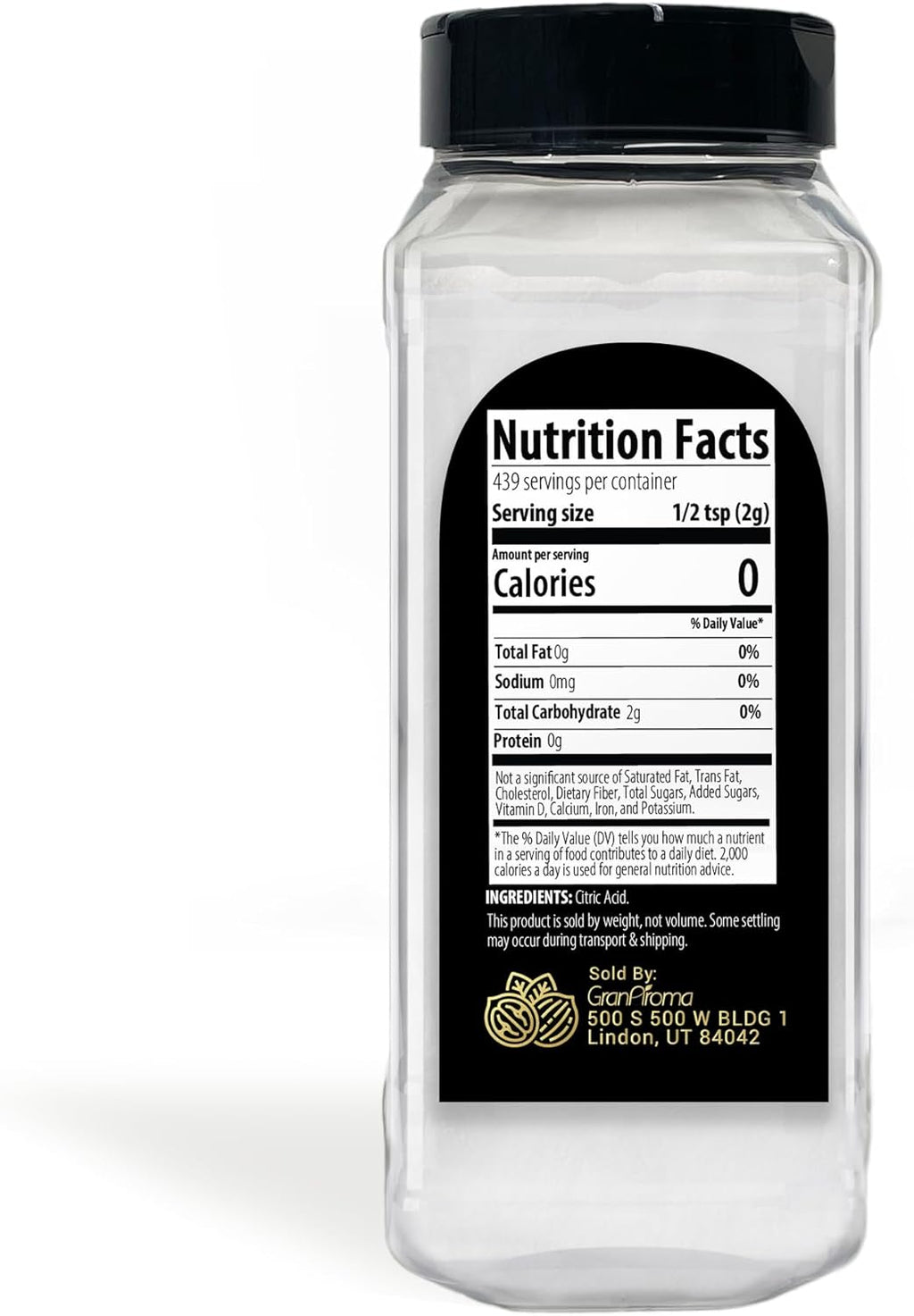 GranAroma Citric Acid, Soft Drinks and Candy (31.04 Ounce)