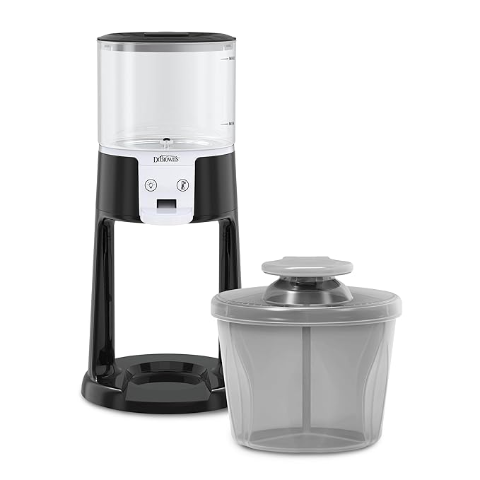 Dr. Brown's Insta-Prep Warm Water Dispenser with Baby Formula Dispenser, Gray