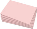 5 Pack 4"x6" Pale Pink Rubber Stamp Carving Blocks Pink Rubber Carving Blocks Linoleum Block for Stamp Maker Printmaking Supplies