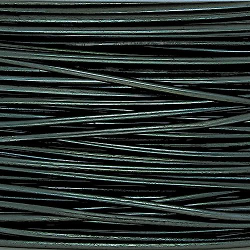 The Beadsmith Wire Elements Craft Wire – Tarnish Resistant, Soft Temper, Round, Hematite Color – 0.51mm, 24 Gauge, 10 Yard Spool – Jewelry Making, Wire Wrapping, Floral, & Other DIY Crafts