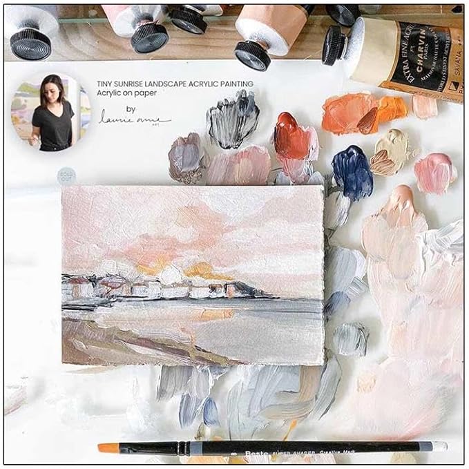 Charvin Extra Fine Professional Acrylic Paint - Prussian Blue, 60ml Tube, Triple-Milled, Lightfast Pigments, Open Stock Artist Acrylic Paints in Nature-Inspired Hues