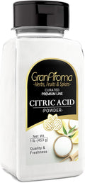 GranAroma Citric Acid, Food Preservative, Baking & Cleaning (16 Ounce)