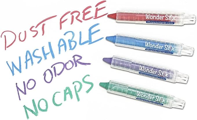 Wonder Stix Pastel Colors Dustless Chalk Crayon 12 pack