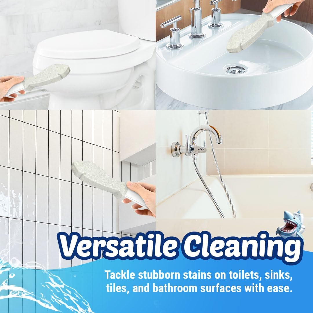 4 Pack Pumice Stone for Toilet Cleaning | Toilet Pumice Stone with Handle | Pumice for Cleaning | Pumice for Toilet Bowl Cleaning