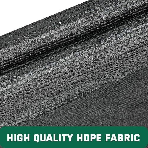 Kesfitt 50% Shade Cloth 10x20 ft, Breathable HDPE Mesh Sun Shade Tarp for Garden & Greenhouse, UV Resistant Outdoor Shade Fabric with Copper Grommets for Plants, Patio, Yard - size: 10ftx20ft, style: 50% Shading Rate