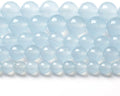 10MM 36PCS Natural Stone Light Blue Chalcedony Loose Beads for Jewelry Making DIY Bracelet Necklace…