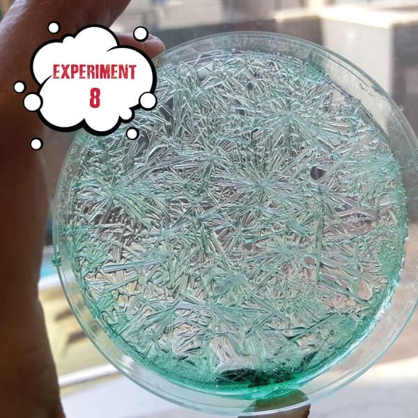 Einstein’s Crystal Craze LAB Science Kit for Kids. 18 Science Experiments Inside STEM for Boys & Girls Aged 10 and Above. Detailed Picture Guide Included.
