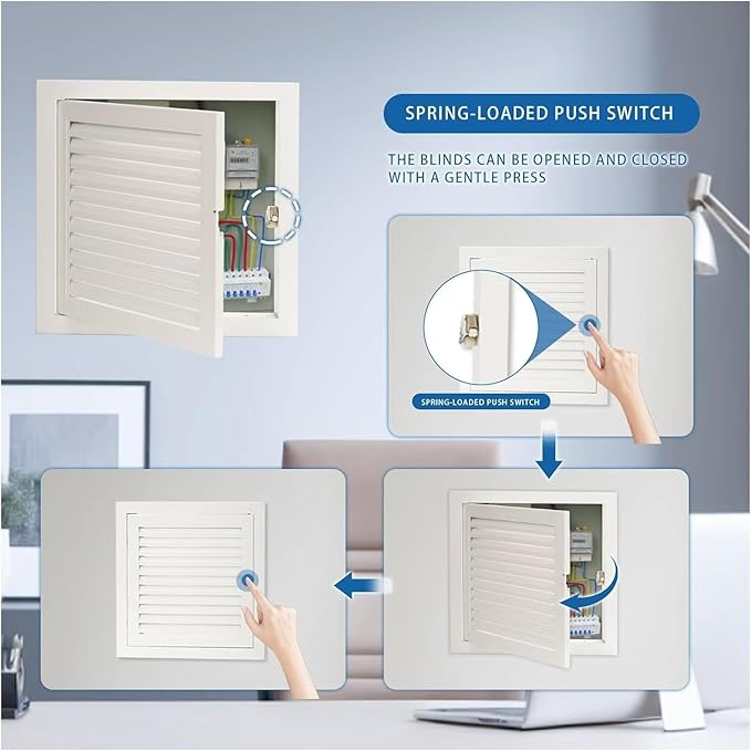 Decorative Return Air Grille Cover, Wall/Ceiling Vent Cover with Adjustable Design, Durables & Easy-to-Install for Home & Office, Cold Air Return Vent Cover(26x26in (66x66cm))