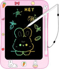 LCD Writing Tablet for Kids, Colorful Screen Drawing Board for 3-7 Year Old Boys & Girls - Educational Toys for Birthday & Christmas (Rabbit)