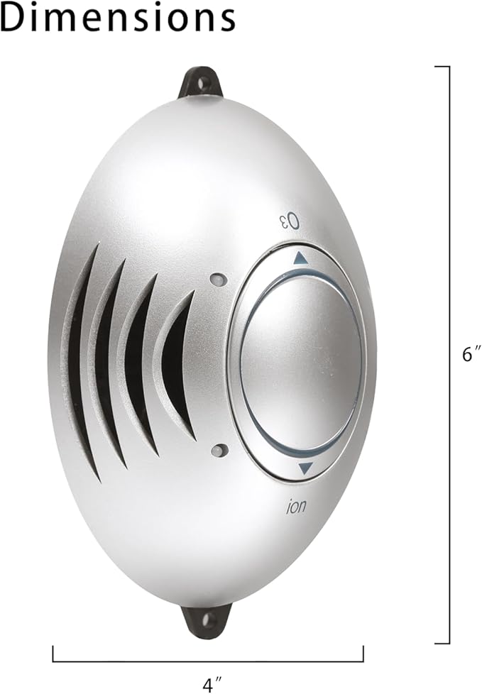 Golden Wave Sauna Oxygen Ionizer, Sauna Ionizer for Dry Sauna Use to Keep Sauna Smelling Clean, Enhance Sauna Experience, Sauna Accessories for Infrared, Steam & Barrel Sauna