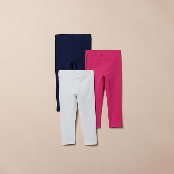 Amazon Essentials Girls and Toddlers' Leggings, Multipacks