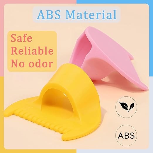 1 PCS 3mm Edge Lock Seam Guide, Mini Sewing Finger Ruler for Hand Sewing, DIY Sewing Kit Tool, Sewing Needle Gauge Measuring Guide, Pink