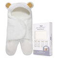 Jam Naturals-Cute Bear Organic Newborn Swaddle Wrap-Gender Neutral Soft Baby Blanket, Newborn Baby Registry Gift (Golden Brown, 0-3m)