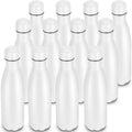 17oz Cola-Bottle Shaped Stainless Steel Leak-proof Water Bottle,Double Wall Vacuum Insulated Metal,Travel Mug For Sports Indoors & Outdoors,BPA-Free School Kids Flasks,White(12Pack)