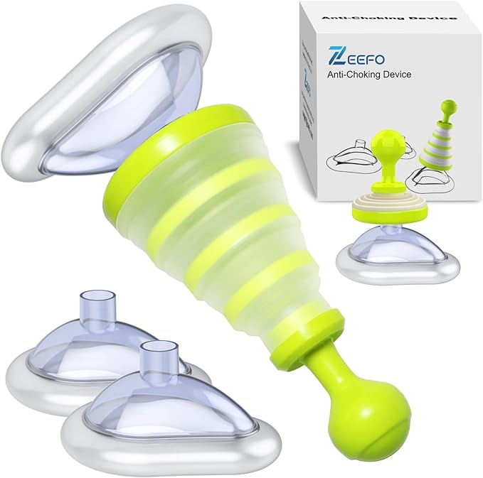 Choking Rescue Device, Anti Choking Device for Kids and Adults, Portable First Aid Choking Rescue, Airway Suction Device for Children and Adults - Home Kit