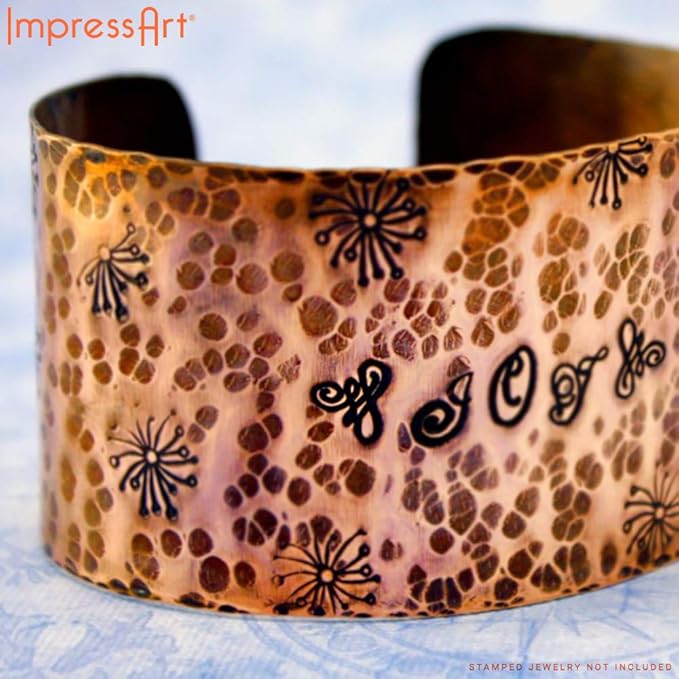 ImpressArt - Flourish G Signature Metal Design Stamp, 3mm