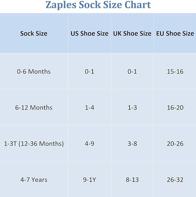 Zaples Baby Non Slip Grip Ankle Socks with Non Skid Soles for Infants Toddlers Kids Boys Girls