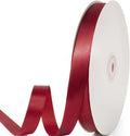 5/8" x 100 Yards Satin Ribbon - Scarlet Silk Ribbon with Spool - Ideal for Gift Wrapping, Floral Bouquets, Crafts, Wedding Party Decorations, Christmas and Sewing Projects