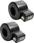 Door Knob Lockout Device Cover to Disable Doorknob/Faucet/Water Valve Hose Lock Door Handle Temporary Lock for Bedroom Door from Outside Handle Without Drilling (2, Black)