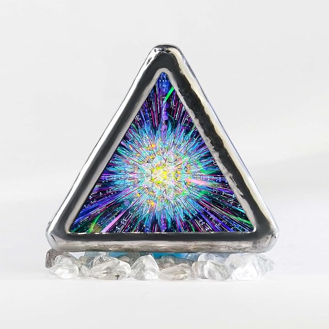 10" Aurora Kaleidoscope for Adults,Tiffany Stained Glass Handmade Adult Kaleidoscope with Gift Box,Wedding for Bestie Man Woman Girlfriend Boyfriend Mom