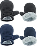BAVST Baby Toddler Winter Mittens Girls Warm Fleece Lined Gloves Kids Sherpa Lined Mittens for Boys